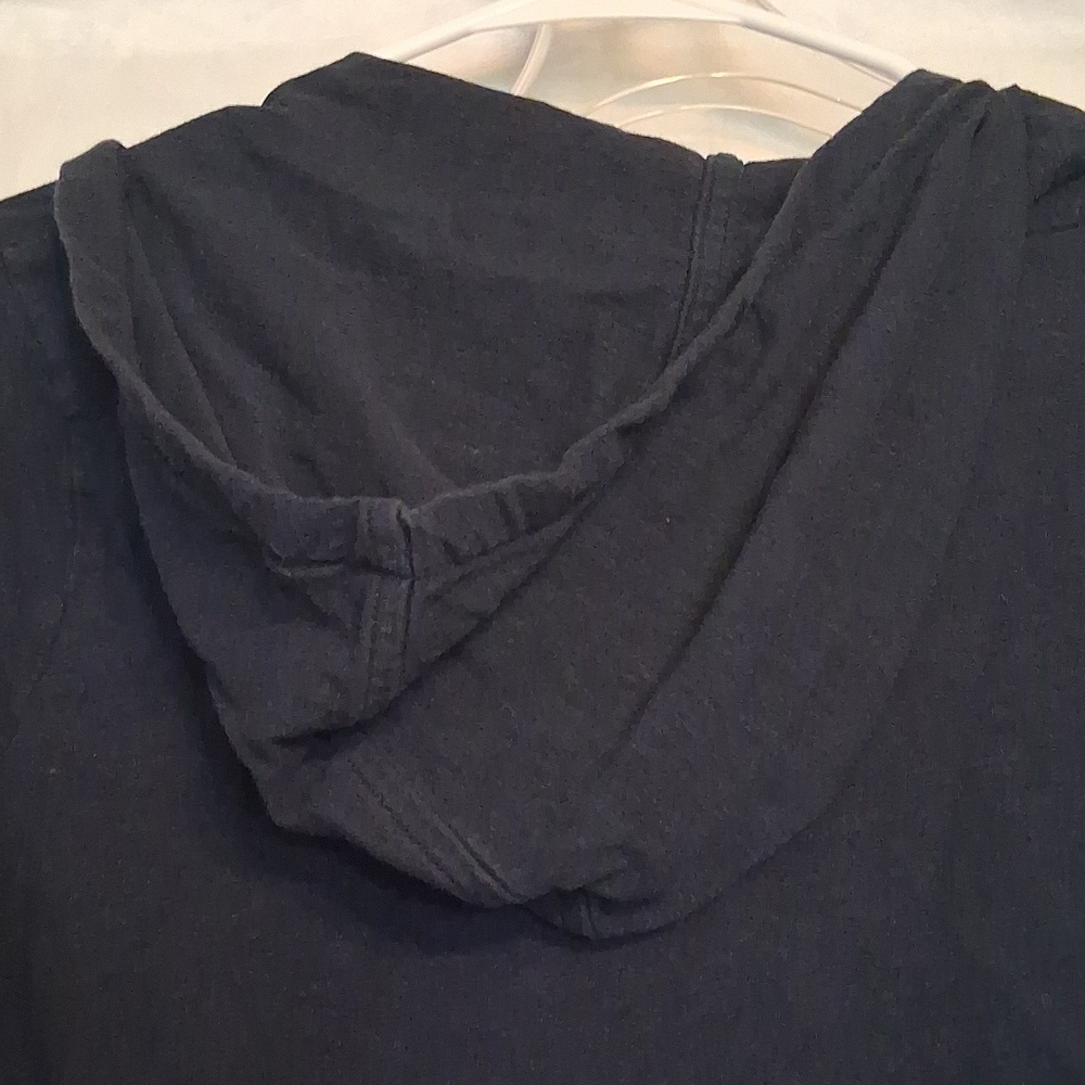 Tommy Hilfiger Hooded Top with Red and White Stripes Size Medium - Picture 9 of 9